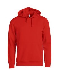 Clique Basic Hoody bluza z kapturem unisex – red. Czerwone bluzy sportowe CLIQUE, m, bez wzorów, z kapturem. Za 172.75 zł.