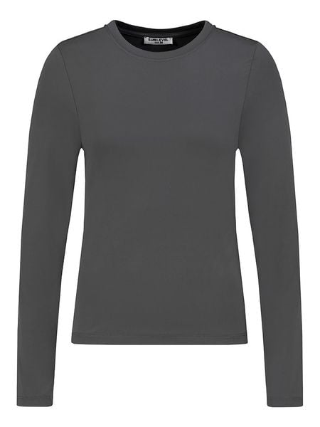 Sublevel Koszulka w kolorze antracytowym rozmiar: M. Czarne bluzki Sublevel, m, bez wzorów, bez kołnierzyka, bez ramiączek. Za 78.47 zł.