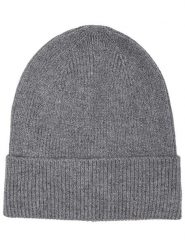 ONLY Czapka beanie "Zenna" w kolorze szarym rozmiar: onesize. Szare czapki Only, bez wzorów, z materiału. Za 50.45 zł.