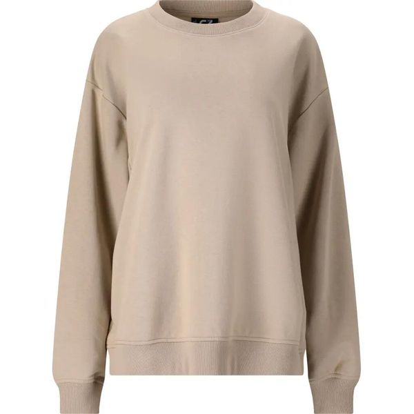 Bluza damska Cruz Rusvil. Brązowe bluzy CRUZ, l, bez wzorów, z bawełny, bez kaptura. Za 176.00 zł.