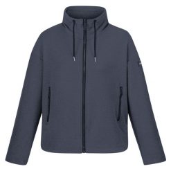 Bluza Polarowa Damska Dzianinowa Ashlynn. Niebieskie bluzy Regatta, l, bez wzorów, z dzianiny, bez kaptura. Za 200.99 zł.