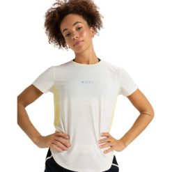 Koszulka z krótkim rękawem dla Kobiety BOLD MOVES 2.0 Biały. Białe koszulki sportowe Roxy, bez wzorów, z elastanu, bez ramiączek. W wyprzedaży za 125.99 zł.