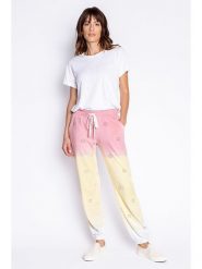 PJ Salvage Spodnie dresowe w kolorze jasnoróżowo-żółtym rozmiar: XL. Różowe spodnie dresowe PJ Salvage, xl, bez wzorów, z dresówki. Za 96.83 zł.