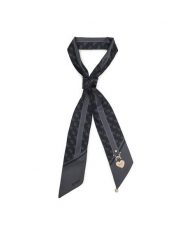 Guess Chusta AW5488 POL03 Czarny. Czarne rękawiczki Guess, z aplikacjami, z poliesteru. Za 119.99 zł.