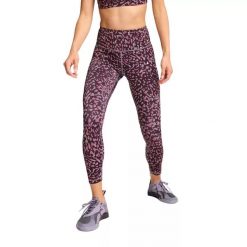 Damskie legginsy 7/8 Puma Train Fave. Fioletowe legginsy Puma, xs, bez wzorów, z dżerseju, na fitness i siłownię. Za 216.65 zł.