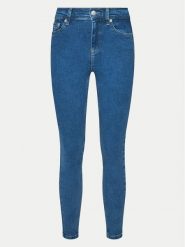 Tommy Jeans Jeansy Nora DW0DW20220 Niebieski Skinny Fit. Niebieskie jeansy Tommy Jeans, bez wzorów. Za 249.99 zł.