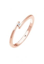 Elli DIAMONDS Damskie zaręczyny z diamentem (0.015 ct.) w srebrze 925 Sterling Silver Pierścionki 1 ct. Szare pierścionki Elli DIAMONDS, z diamentem, srebrne. Za 268.99 zł.
