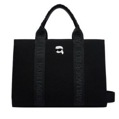 Torebka KARL LAGERFELD. Czarne torebki klasyczne KARL LAGERFELD, bez wzorów, bez dodatków. Za 549.99 zł.