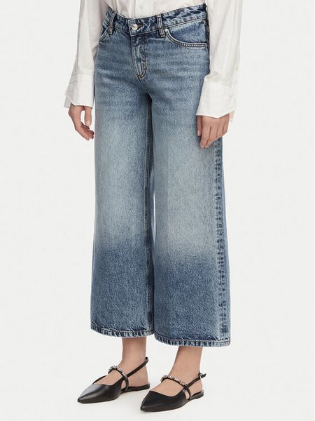 HUGO Jeansy Geredith 1 50556985 Niebieski Wide Leg. Niebieskie jeansy Hugo, bez wzorów. Za 359.99 zł.
