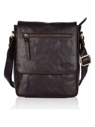 WEZBEY Skórzana torebka "Adrian 3326" w kolorze brązowym - 20 x 25 x 5,5 cm rozmiar: onesize. Brązowe torby na ramię WEZBEY, bez wzorów, z materiału, na ramię, bez dodatków. Za 173.99 zł.