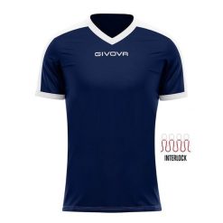 Koszulka piłkarska dla dorosłych Givova Revolution Interlock. Białe bluzki Givova, m, bez wzorów, sportowe, bez kołnierzyka, bez ramiączek. Za 122.99 zł.