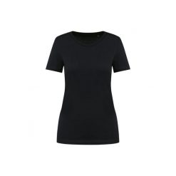 Damska koszulka z suprima z okrągłym dekoltem Kariban Premium. Czarne bluzki KARIBAN, bez wzorów, z bawełny, bez kołnierzyka, bez ramiączek. Za 108.00 zł.