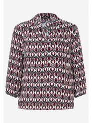 More & More Bluzka w kolorze czerwono-granatowo-białym rozmiar: 44. Białe bluzki More & More, s, bez wzorów, z wiskozy, klasyczne, bez kołnierzyka, bez ramiączek. Za 110.29 zł.