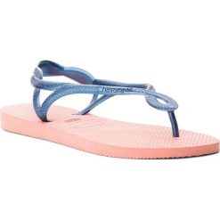 Sandały HAVAIANAS - Luna 41296970082 Silk Rose. Niebieskie klapki Havaianas, bez wzorów, z tworzywa sztucznego, sportowe, bez obcasa, bez zapięcia. W wyprzedaży za 69.00 zł.