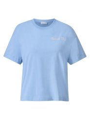 Rich & Royal Koszulka w kolorze błękitnym rozmiar: XS. Niebieskie bluzki Rich & Royal, xs, bez wzorów, bez kołnierzyka, bez ramiączek. Za 90.95 zł.