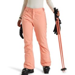 Spodnie snowboardowe damskie ROXY Backyard. Czerwone spodnie narciarskie Roxy, bez wzorów, narciarskie. Za 429.99 zł.