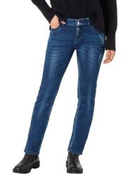 Timezone Dżinsy - Slim fit - w kolorze granatowym rozmiar: W33/L32. Niebieskie jeansy Timezone, l, bez wzorów. Za 166.10 zł.