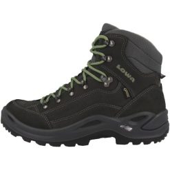 Buty trekkingowe damskie Lowa Renegade Gtx. Czarne trekkingi Lowa, z materiału, za kostkę. Za 689.99 zł.