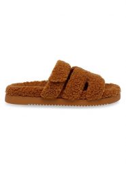 Steve Madden Klapki w kolorze jasnobrązowym rozmiar: 37. Brązowe klapki Steve Madden, bez wzorów, z otwartym noskiem, bez obcasa. Za 188.40 zł.