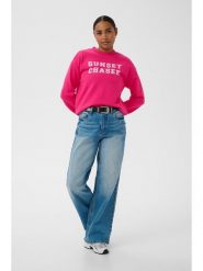 Kaffe Bluza w kolorze różowym rozmiar: XXL. Różowe bluzy Kaffe, xxl, bez wzorów, z bawełny, bez kaptura. Za 144.95 zł.