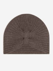 AUTHENTIC CASHMERE Kaszmirowa czapka "Petre" w kolorze brązowym rozmiar: onesize. Brązowe czapki AUTHENTIC CASHMERE, bez wzorów, z kaszmiru. Za 143.99 zł.