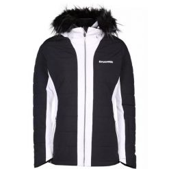 Kurtka narciarska damska Fundango Salina Padded. Białe kurtki narciarskie FUNDANGO, l, bez wzorów, z materiału, bez kaptura, narciarskie. Za 699.00 zł.