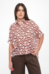 Koszula damska z jedwabiem Ariete MAX MARA BEACHWEAR. Koszule Max Mara Beachwear, bez wzorów, bez kołnierzyka, bez ramiączek. Za 1,019.00 zł.