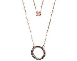 Naszyjnik ze stali szlachetnej z markasytami i kryształem. Naszyjniki Artelioni, ze stali. Za 159.00 zł.