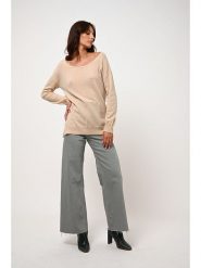 AUTHENTIC CASHMERE Kaszmirowy sweter "Faraut" w kolorze beżowym rozmiar: M. Brązowe swetry AUTHENTIC CASHMERE, m, bez wzorów, z kaszmiru, bez ramiączek. Za 347.99 zł.