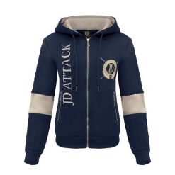 Bluza z zamkiem JD ATTACK Stefanie. Czerwone bluzy JD ATTACK, l, bez wzorów, z bawełny, bez kaptura. Za 189.00 zł.