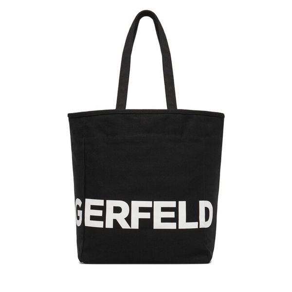 Torebka KARL LAGERFELD. Czarne shopper KARL LAGERFELD, bez wzorów, bez dodatków. Za 339.99 zł.