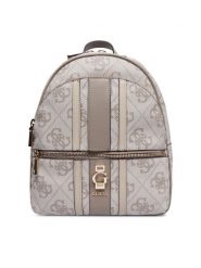 Guess Plecak Erenia HWSO78 38330 Beżowy. Brązowe plecaki Guess, z aplikacjami, ze skóry. Za 579.99 zł.