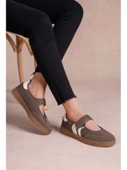 Foreverfolie Slippersy w kolorze brązowym rozmiar: 37. Brązowe baleriny Foreverfolie, bez wzorów, bez obcasa. Za 104.95 zł.