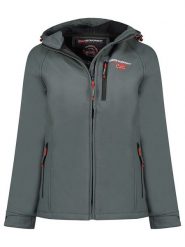 Geographical Norway Kurtka softshellowa "Tacer" w kolorze antracytowym rozmiar: S. Czarne kurtki sportowe Geographical Norway, s, bez wzorów, bez kaptura, outdoorowe. Za 166.88 zł.