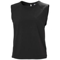 Damski tank top Helly Hansen Thalia. Czarne topy Helly Hansen, bez wzorów, bez kołnierzyka, bez ramiączek. Za 270.50 zł.