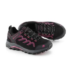 Buty niskie turystyczne damskie Alpine Pro Gimie. Czarne trekkingi Alpine Pro, z gumy, przed kostkę, trekkingowe. Za 389.00 zł.