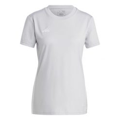 Koszulka damska adidas Tabela 23 Jersey. Białe bluzki Adidas, xl, bez wzorów, z jersey, sportowe, bez kołnierzyka, bez ramiączek. Za 62.00 zł.