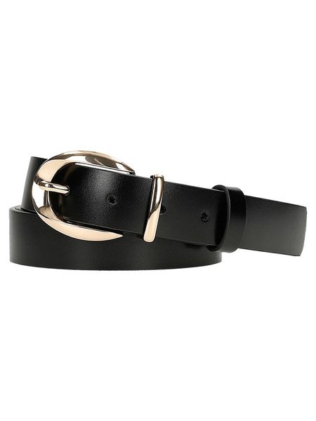 Wojas Skórzany pasek w kolorze czarnym rozmiar: 85. Czarne paski Wojas, bez wzorów, z materiału. Za 87.40 zł.