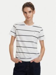 Beverly Hills Polo Club T-Shirt P-SS26W-TS0162 Biały Regular Fit. Białe koszulki polo Beverly Hills Polo Club, s, bez wzorów, z bawełny, bez kołnierzyka, bez ramiączek. Za 129.99 zł.