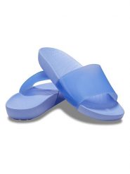 Crocs Klapki "Crocs Splash" w kolorze niebieskim rozmiar: 37/38. Niebieskie klapki Crocs, bez wzorów, z otwartym noskiem, bez obcasa. Za 145.26 zł.