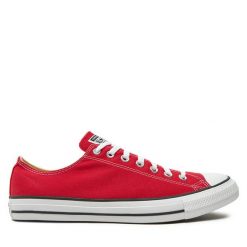 Trampki Converse. Czerwone trampki Converse, bez wzorów, bez zapięcia. Za 199.99 zł.