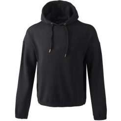 Bluza damska z kapturem Athlecia Namier. Czarne bluzy Athlecia, bez wzorów, z dresówki, bez kaptura. Za 248.50 zł.