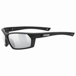 Okulary sportowe Uvex Sportstyle 225. Czarne okulary przeciwsłoneczne UVEX, bez wzorów, sportowe. Za 152.50 zł.