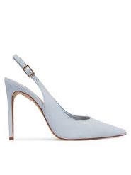 Aldo Szpilki Stessysling 14296305 Niebieski. Niebieskie szpilki Aldo, bez wzorów, z nubiku, bez obcasa, na szpilce, bez zapięcia. Za 499.99 zł.