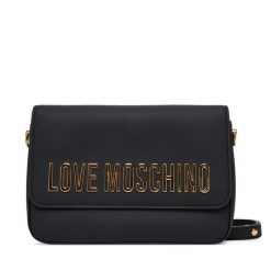 Torebka LOVE MOSCHINO. Czarne listonoszki Love Moschino, bez wzorów, bez dodatków. Za 949.99 zł.