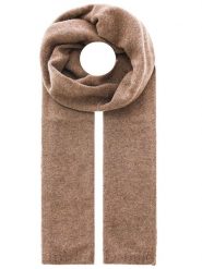 Zwillingsherz Kaszmirowy szal w kolorze jasnobrązowym - 180 x 28 cm rozmiar: onesize. Brązowe szaliki Zwillingsherz, bez wzorów, z kaszmiru. Za 220.12 zł.