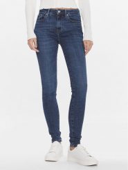 Tommy Hilfiger Jeansy Th Flex Como Skinny Rw Pam WW0WW40638 Granatowy Skinny Fit. Niebieskie jeansy TOMMY HILFIGER, bez wzorów. Za 339.99 zł.