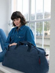 Reisenthel Torba podróżna "Overnighter Plus" w kolorze granatowym - 70 x 38 x 29 cm rozmiar: onesize. Niebieskie torby na ramię Reisenthel, bez wzorów, z materiału, przez ramię, bez dodatków. Za 217.99 zł.