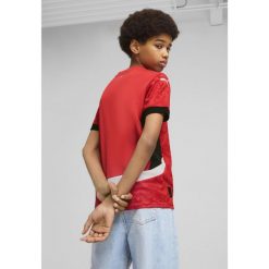 Młodzieżowa koszulka domowa Egipt 2025 PUMA Red Black. Czarna bluzki Puma, m, bez wzorów, młodzieżowe, bez kołnierzyka, bez ramiączek. Za 329.00 zł.