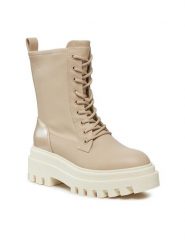 Calvin Klein Jeans Trapery Chunky Laceup Lth Mg Sat YW0YW01285 Beżowy. Brązowe trapery i śniegowce Calvin Klein Jeans, z jeansu. Za 849.99 zł.